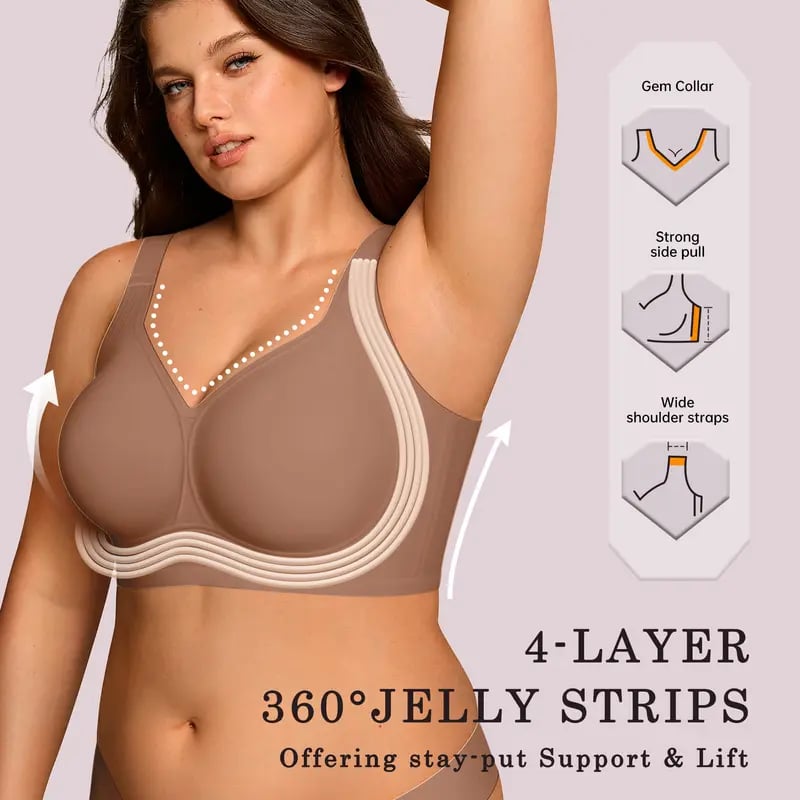 πWomen's Seamless Full Coverage Wireless Bra - Ultra-Soft Support & Invisible Comfort for Everyday Wear πΈπ«